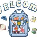 Eureka S'Cool Era Welcome Bulletin Board Set, 24 Pieces