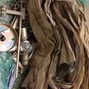 Gold Chandelier for Dining Room, 19.5 Inch Glass Drum Pendant Lights for Kitchen Island 4 Lights Modern Chandeliers for Entryway, Living Room, Bedroom, Adjustable Height Hanging Ceiling Light Fixture