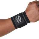Shock Doctor Compression Knit Wrist Sleeve with Strap (Black, S)