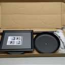 DISPLAYSWORKER Sign Stand, Sign Holder Floor Stand with Heavy Duty Pedestal ,Adjustable Pedestal Poster Stand Aluminum Snap Frame for 8.5 x 11 Inch, Black