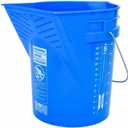 5-Gallon Bucket with Paint Tray, Dustpan Edge, Pour Spout, 3-Pack