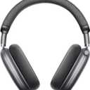 Picun F8 Pro Hybrid Active Noise Cancelling Headphones with Multiple Modes, Wireless Over-Ear Bluetooth Headphones, 140H Playtime, Customizable Sound, Head Tracking, USB-C Charge, Travel, Office, Gray