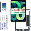 ZTR for iPad Air 4 4th Gen (2020) 10.9 Screen Replacement LCD Display for A2324 A2316 A2325 A2072 Touch Screen Digitizer Full Assembly with Tools