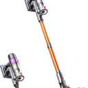 Cordless Vacuum Cleaner, 450W/40KPA 55 Mins Stick Vacuum Cleaner with LED Touch Display, Lightweight Handheld Vacuum Cleaners for Home, Carpet, Pet Hair and Hardwood Floors