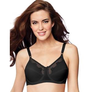 Bali womens Flower Underwire Df0180 Bra, Midnight, 40DD US