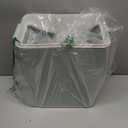 Kekow 4.5 Gallon Small Plastic Trash Can, Swing Lid Waste Can, Blue