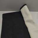 EARTHALL Woven Area Rug 2x3 Ft Washable Rugs for Entryway Braided Non Slip Throw Rugs Door Mat Indoor Outdoor Entrance Small Cotton Woven Carpet for Kitchen Foyer Front Door, Black/Grey