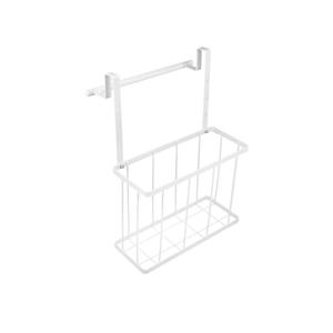 Cabinet Door Storage Basket over Door Pantry Organizer Wire Hanging Basket Towel Cutting Board Holder Space-saving Shelf Organizer Stainless Steel