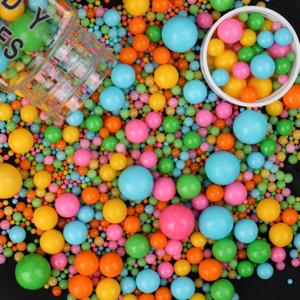3 x Sprinkles for Cake Decorating, 4.6oz Colorful Pearl Sprinkles Mix for Ice Cream, Cupcake, Baking, Cookies, Cake Toppings (EXP 08/18/26)