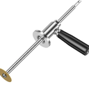 PVC Pipe Inside Cutter with 1PC Diamond Grit Cutting Wheel and 1/4" Hex Shank, Stainless Steel PVC Inside Cutter Tools Fit7 Inch Adjustable Cutting Depth for 1-1/2 Inch to 8 Inch PVC Pipe