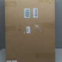 Novabright Clear Acrylic Keepsake Trunk with Heart Lock, 23.6 x 14.2 x 9.4"