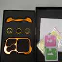 iPhone 17 Case - Ultra-Thin Naked Feel Orange Aluminum Alloy Metal Bumper | Slim Armor Frameless Minimalist Design | Protective Phone Cover