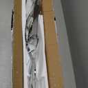 Modern Ceiling Chandelier Light, Acrylic Anti Flicker Pendant Lamp with Remote Control Dimmable 3 Color Mode & Brightness (Warm Cool Neutral Light) for Kitchen Bar (47IN, Cc)