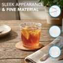 Party Essentials Deluxe/Elegance Hard Plastic Party Cup/Old Fashioned Tumbler/Cocktail Glass, 9 oz., 80 Count, Clear