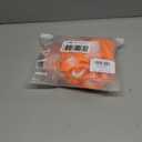 ZAFUL Women Strapless Textured Bandeau Bikini 2 Piece Swimwear Cheeky Solid Lace up Bathing Suits (Medium, 1-orange)