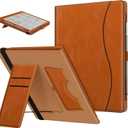 Fintie Stand Case for Onyx Boox Go 10.3 /BOOX Tablet Go 10.3 Gen II Lumi ePaper, Premium PU Leather Foldable Stand Cover Auto Wake/Sleep with Pen Holder and Card Slot, Brown