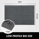 MATALL 2pack 35x23.5in Door Mat - Indoor and Outdoor Welcome Mat, Absorbent and Drain Away Water Heavy Duty Entryway Doormat for Front Back Doors, Laundry Rooms, Mudrooms, The Garage and More