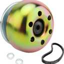 Super 30 Series Torque Converter Driver Clutch With Belt, Compatible With Predator 224 212 196cc, Honda, Briggs Stratton Engine, Coleman Baja Massimo Mini Bikes, Gold, 30 Series TAV Kits 3/4" Bore