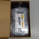 ASPL [Upgraded 5] 48LED Roof Top Strobe Lights, High Visibility Emergency Safety Warning LED Mini Strobe Light bar with Magnetic Base for 12-24V Snow Plow, Trucks, Construction Vehicles (Amber/White)