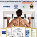 Ally Peaks Pull Up Bar for Doorway | Thickened Steel Max Limit 440 lbs Upper Body Fitness Workout Bar| Multi-Grip Strength for Doorway | Indoor Chin-Up Bar Fitness Trainer for Home Gym Portable