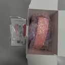 Riwbox CB-7S Kids Wireless Headphones,with Safe Volume Control 74/85/95dB,LED Glow Lights,50H Playtime,Bluetooth V5.3,Built-in Mic, TF Card Slot,for Travel/School/Phone/Laptop(Pink&Purple)