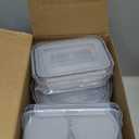 40 PCS Food Storage Containers with Lids Airtight (20 Lids &20 Containers) - Leakproof Meal-Prep Containers for Kitchen Storage Reusable Plastic Microwave/Dishwasher Safe with Labels & Pen