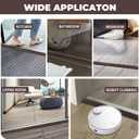 Vinyl Floor Transition Strip Self Adhesive Door Threshold 36 inch, Thresholds 1/2'' ~ 3/5'', Transition Strips for Doorways, Vinyl-Threshold Ramps for Door/Floor(Black Walnut)