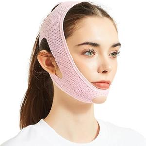 Chin Strap for Sleeping, Anti Snoring Chin Strap for CPAP Users, Jaw Strap for Sleeping Close Mouth, Adjustable & Breathable Chin Strap, Anti Snoring Devices,Snore Stopper for Men and Women, (Pink/S)