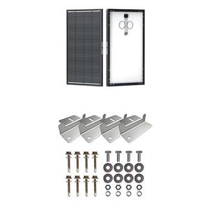 Renogy 200W ShadowFlux Anti-Shading N-Type Solar Panel, 12V 200 Watt Solar Panel 25% High-Efficiency, PV Module Power Charger for RV Marine Rooftop Farm Battery and Other Off-Grid Applications
