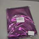 Back Drop Curtains for Parties 9.6x8FT Purple Background Drapes Shimmer Photo Photography for Hallween Ceremony Home Decorations(2 Panels 4.8x8FT)