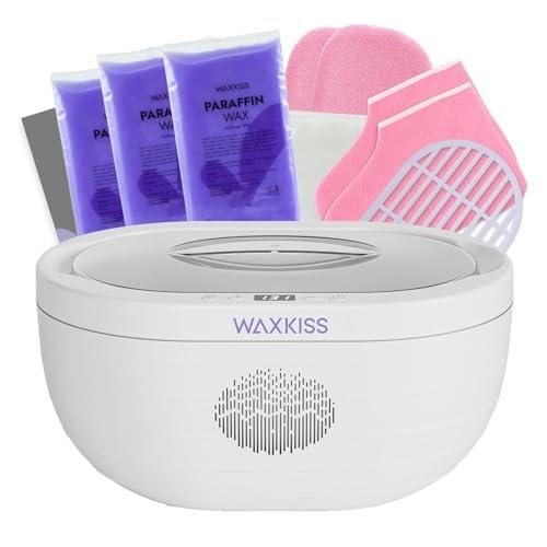 Paraffin Wax Machine for Hand and Feet with Paraffin Wax Refills moisturizing, 3000ml Safety Hand wax Paraffin Machine for Reservation Paraffin Wax Bath Warmer (pwm-white)