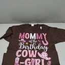 Mommy Of The Birthday Cowgirl Rodeo Party B-day Girl Party T-Shirt Size L