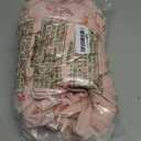 R.Vivimos Womens Summer Floral Print Puff Sleeves Vintage Ruffles Midi Dress (Pink)