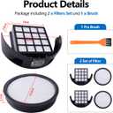 Gudotra 2 Pack Replacement Filter Kits for Hoover WindTunnel 3 Pro Pet Upright Vacuum Comaptible with Part 303903001 305687002