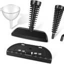 MOSCHE 6pcs Steam Cleaner Accessories Set for EM-303 Steam Cleaner, 21*19*7CM, Black