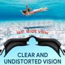 Swim Goggles, Polarized Adult Swimming Goggles Bungee Strap No Hair Pulling Anti-fog Pool Goggles for Men Women