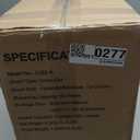 Bonsaii 12 Sheet Paper Shredder for Home Office, Heavy Duty Cross Cut Shredder with 5.5 Gal Pullout Bin, Home Shredder for CDs/Credit Card/Document/Mail, P-4 Security Level