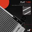 A-Premium Air Conditioning A/C Condenser Compatible with Infiniti Q50 2004-2019 3.5L 3.7L, Replace# 921004GB0A