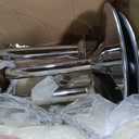 Yaheetech Bar Stools Set of 2, Adjustable PU Leather Swivel Barstools, Modern Counter Height Stools with Back and Footrest for Bar, Kitchen, Dining Room, Beige