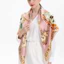 100% Pure Mulberry Silk Scarf 43*43 Large Square Lightweight Headscarf Womens Hair Wraps Shawls with Gift Packed