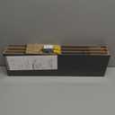 BAYKA Floating Shelves for Wall, 22.5 inches Wall Mounted Rustic Wood Shelves for Bathroom, Bedroom, Living Room, Floating Shelves for Books/ Storage/ Decor (Black, Set of 3)