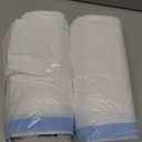 Hefty Strong White 13 Gallon Trash Bags with Drawstrings, Unscented Tall Kitchen Trash Bags, Resists Leaks, Punctures, and Tears, Durable Closure, 120 Ct.