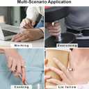 5 Pack Ring Cover Compatible with Oura Ring Gen 4/Oura Ring Gen 3 Horizon/Heritage, Abrasion-Resistant TPU Case for Oura Ring Protector Accessories for Oura Size 6