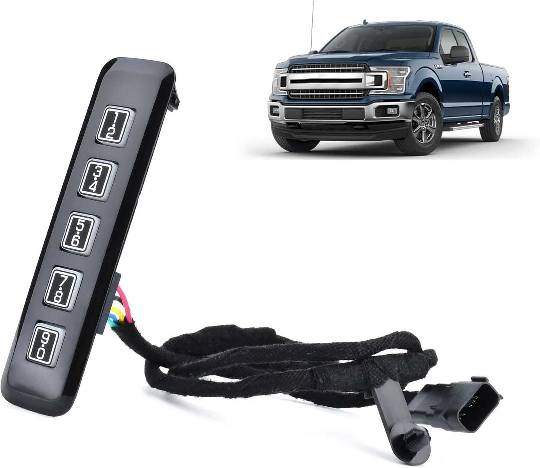 Keyless Entry Keypad Driver Side Left Compatible with F150 2015-2020 F250 Super Duty F350 Super Duty 2017-2020 Replace OE# 601-046 FL3Z-14A626-AD