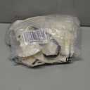 LOVELONGLONG Waterproof Dog Raincoat with Removable Hood  Outdoor Full Body Dog Jacket, Windproof Snowproof Shell Suit  All Season Pet Rain Gear Ivory L (L (Back 16.5"))