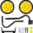 Generator Wheel Kit Compatible with Champion Generator 2800-4750w, Generator Replacement Parts 40065, with Folding Handle and Never-Flat Tires