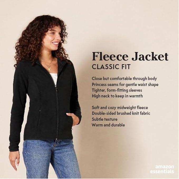 Amazon Essentials Women's Full-Zip Polar Fleece Jacket - Discontinued Colors (XS)
