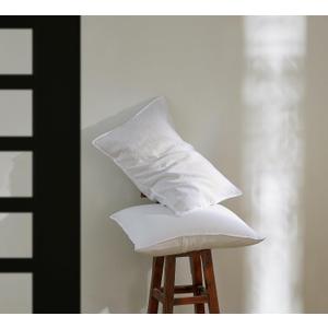 100% French Linen Pillowcases 20x26 Inches Set of 2 Standard Pillow Shams with Envelope Closure, Stone Washed Soft Durable Breathable and Cooling All Season, White