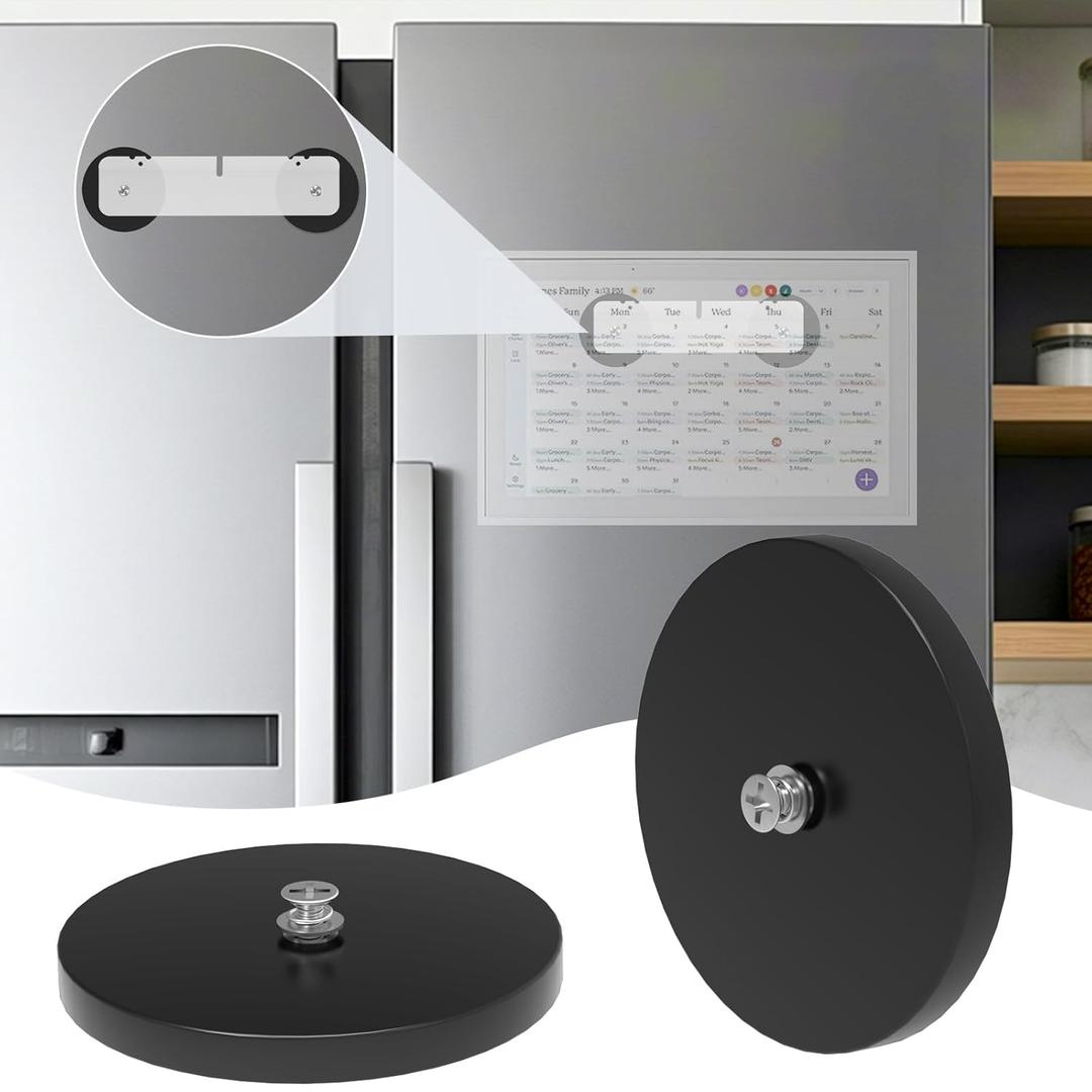 Magnet Mount for Skylight Calendar 15 inch Digital Calendar  No Punch Magnetic Wall Mount for Skylight Calendar, Refrigerator Mount for Skylight Calendar, Accessories for Skylight Calendar (2 Packs)