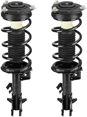 Front Strut Shock Assembly w/Coil Spring for Nissan Versa 2007-2011 ALL Models, for Versa 2012 Only 1.8L Hatchback Replace 172351 172352, Left & Right, 2PCS